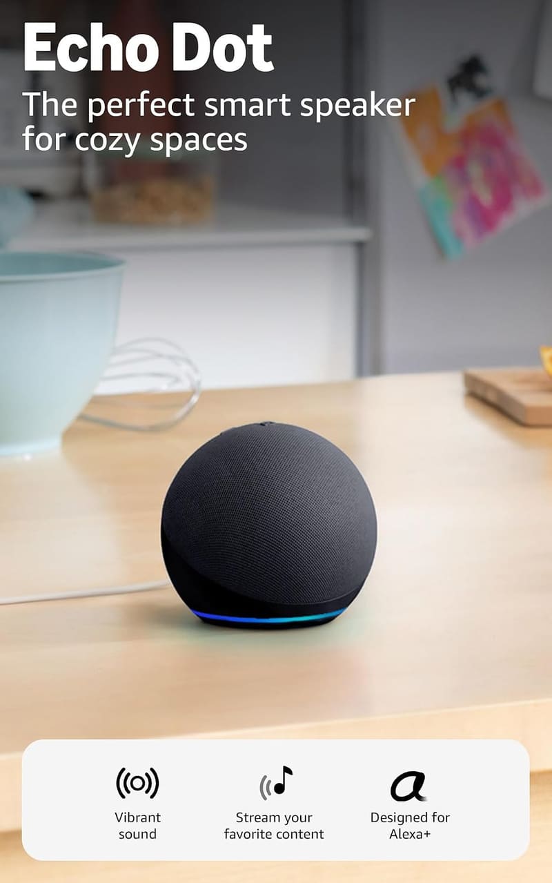 Amazon Echo Dot 5th Gen smart speaker
