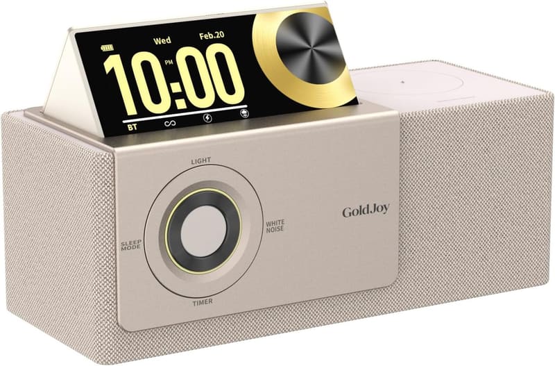 GoldJoy 7 in 1 Bluetooth speaker wireless charging station