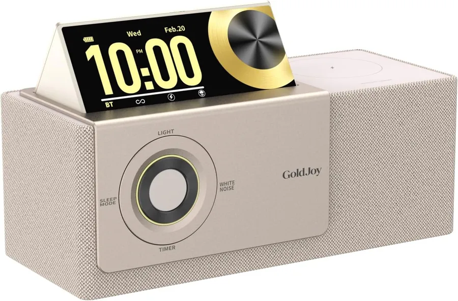 GoldJoy 7 in 1 Bluetooth speaker wireless charging station